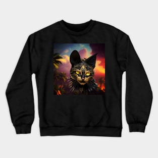 The Ancient Egyptian god of cats  Bastet Crewneck Sweatshirt